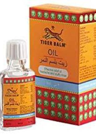 Тайский жидкий бальзам Тигр лечебный Tiger Balm Oil 3 мл Таила...