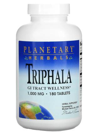 Planetary Herbals, трифала, засіб для підтримки здоров’я шлунк...