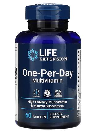 Life Extension, One-Per-Day, 60 таблеток,диет.доб.