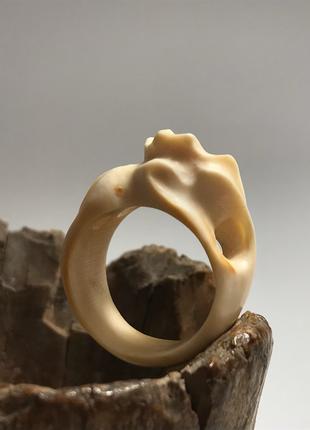 Кольцо из бивня мамонта, Перстень "Абстракция" из бивня мамонт...