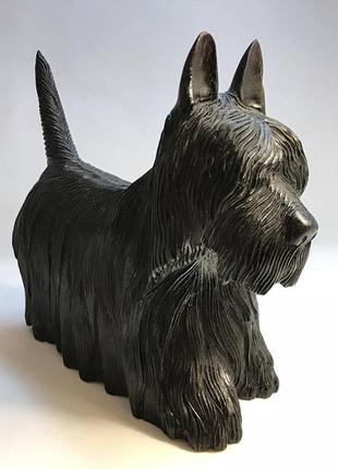 Коллекционная статуэтка "Собака Цвергшнауцер", Статуэтка из де...