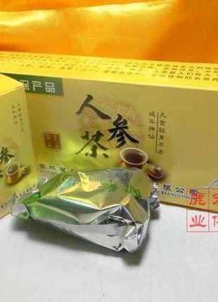 Китайский чай с женьшенем 40г с упак