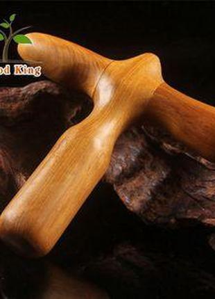 Скребок из сандалового камфорного дерева для массажа Гуаша Кре...