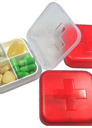 Коробочка для зберігання таблеток (4 відділ)