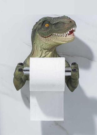 Держатель для туалетной бумаги, Тираннозавр, настенный