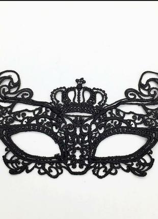 Кружевная маска для лица глаз женского эротическое белья корона