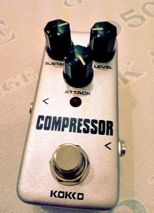 Гитарная педаль эффектов компрессор Kokko compressor для элект...