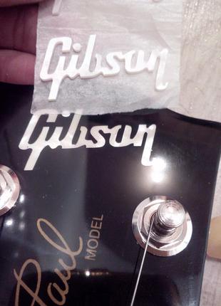 Логотип Gibson logo лого инкрустация для гитары гитари электро...