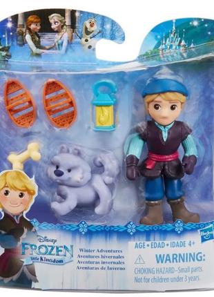 Игровой набор Disney Frozen little kingdom Kristoff Winter B5185