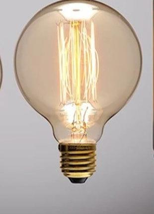 Вінтажна лампа Едисона Едісона лампочка освітлення жовте декор...