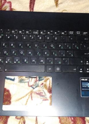 Клавиатура MP-11N63SU-920W с палмрестом ноутбука Asus X501U X501A