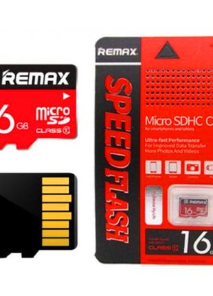 Карта памяти microSD Remax 16 Gb 10 Class