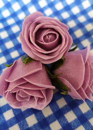 Мыльная роза на основе цвет Светлая ежевика