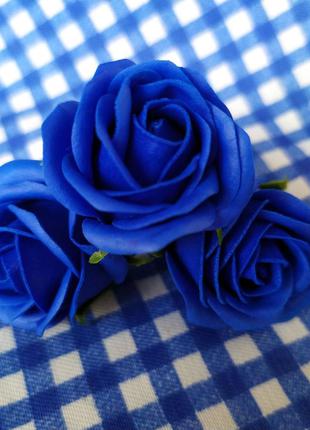 Мыльная роза на основе Синяя