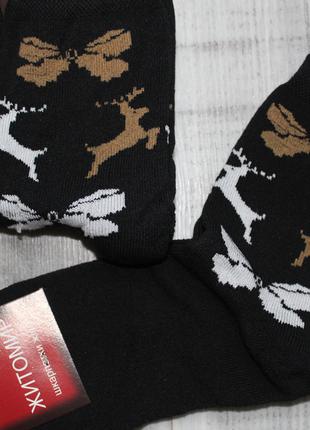 Жіночі махрові шкарпетки Житомир Коричневий візерунок