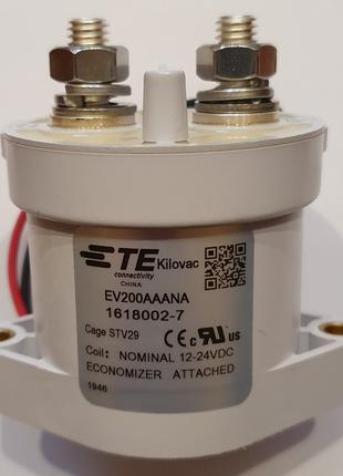 Контактор постоянного тока EV200AAANA 500 ампер 12-24 вольт