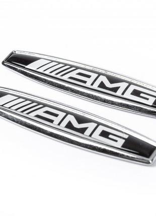 Наклейки на крылья (2 шт, металл) AMG для Mercedes CLS C218 20...