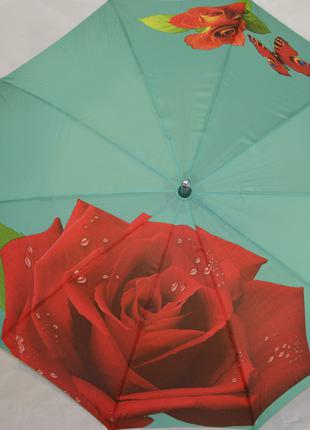 Женский зонт-трость роза фирмы "Susino"