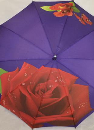 Жіноча парасолька-тростина троянда фірми "Susino"