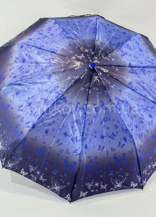 Женский зонтик полуавтомат атлас на 10 спиц от фирмы "Bellissimo"