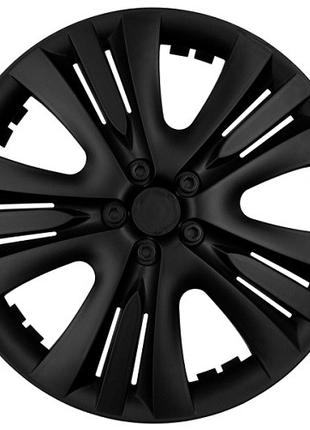 Колпаки для колес LUX R13 Черные 4 шт