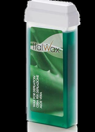 Воск в кассете ItalWax Aloe Vera (алое)