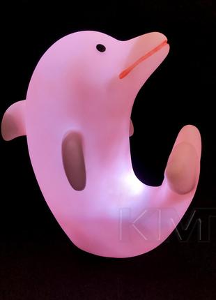Ночной светильник игрушка детский — Dolphin small