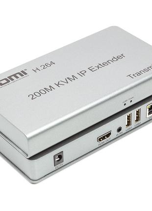 Подовжувач HDMI сигналу PowerPlant HDMI 1080P/60hz, до 200м, ч...