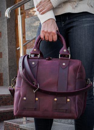 Кожаная женская сумка, Женская деловая сумка