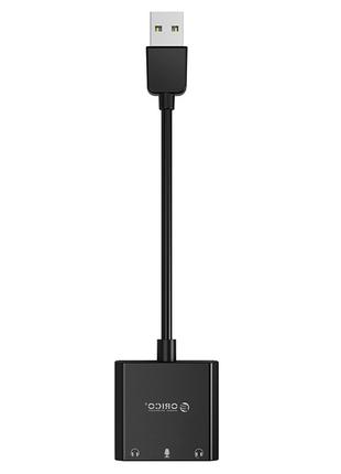 Зовнішня звукова карта USB ORICO SKT3-BK-BP