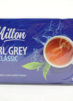 Чай черный с бергамотом Milton Earl Grey Classic 80 пакетиков ...