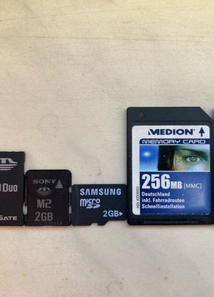 Карты памяти, micro sd Sony, Samsung, Medion