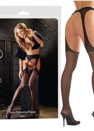 Эротические колготки с вырезами на бедрах Cottelli sex tights L/X