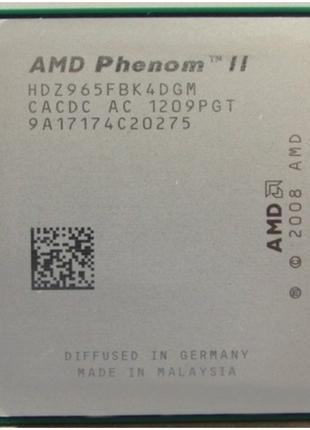 Процессор AMD Phenom ii x4 965 BE 125W