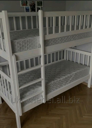 Кровать двухъярусная деревянная "Виола 1"  ліжко двоповерхове