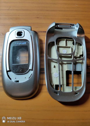 Корпус телефона Samsung E360-серебро
