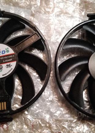 Кулер вентилятор для видеокарты XFX 95мм FDC10U12S9-C 4pin защелк