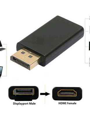 DP к HDMI Адаптер 1080Р Display Port Дисплей Порт