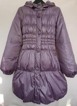 Зимняя куртка/пальто пуховик для девочек benetton, р.2xl (11-1...