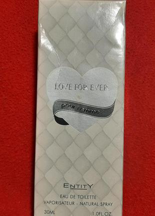 Туалетна вода love for ever pour femme entity