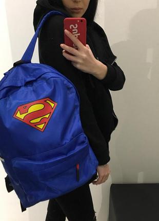 Рюкзак супермен - синій