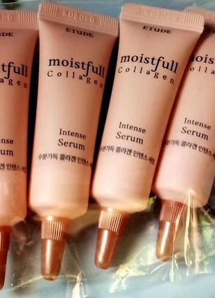 Etude house moistfull collagen intense serum 10 мл сыворотка к...