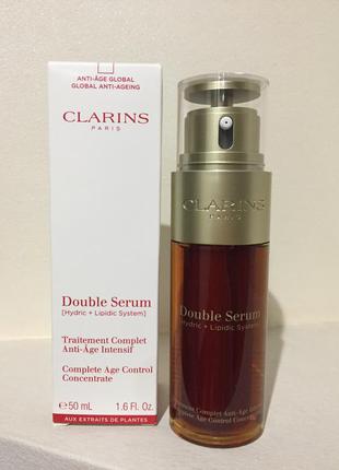 Clarins double serum complete intensive anti-ageing treatment ...