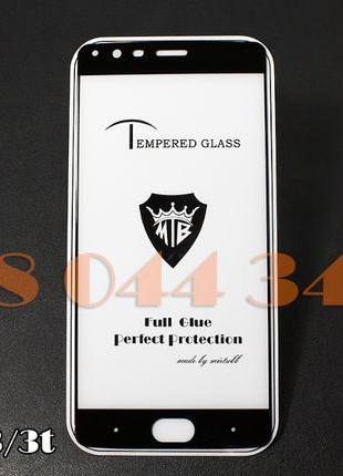 Защитное Full Glue стекло OnePlus 3t / 6t / 5t / 5 / 2 / 1 ПОЛ...