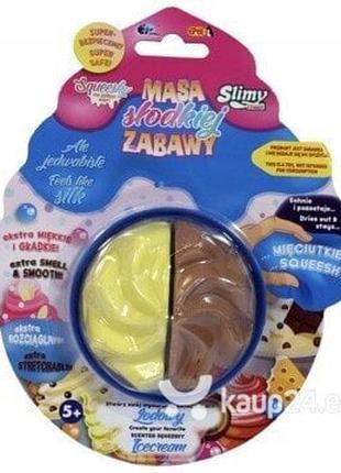 Лизун Банан - Шоколад slime Epee SLIMY Squeeshy