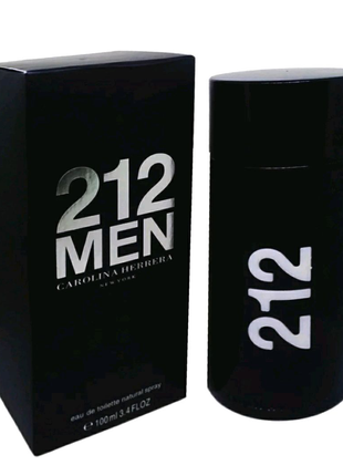 Мужская туалетная вода Carolina Herrera 212 Men (черные) 100 мл