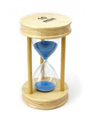 Песочные часы "Круг" голубой песок 10 минут