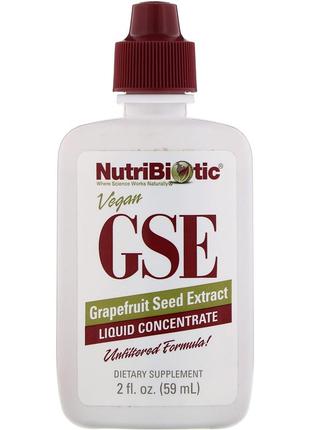 NutriBiotic экстракт семян грейпфрута GSE, жидкий концентрат 59мл