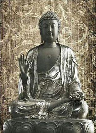 Алмазна вишивка "Будда", релігія, буддизм, повна викладка, моз...