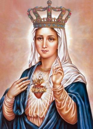 Набір алмазної вишивки "Непорочне Серце Пресвятої Діви Марії" ...